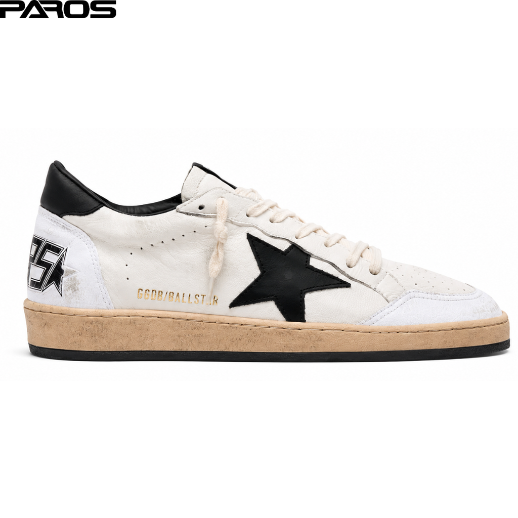 Golden Goose Ball-Star - White / Black