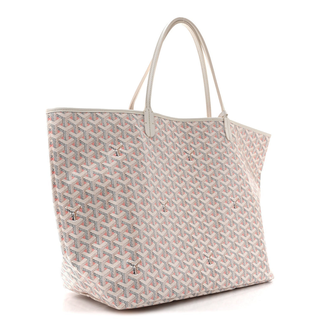 Goyard Saint Louis Claire Voie GM Tote - White / Pink