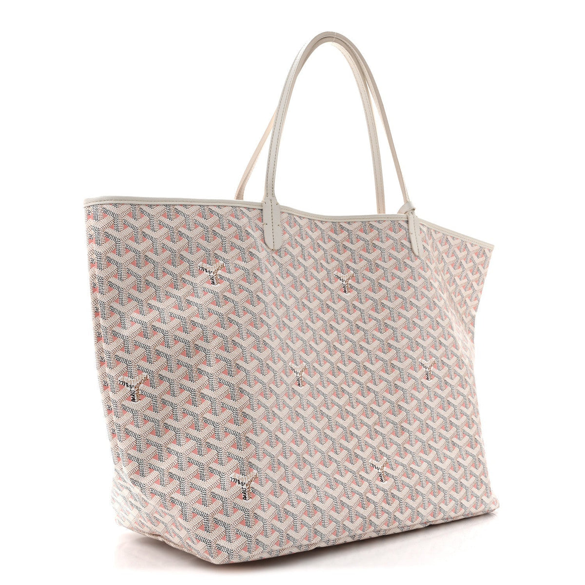 Goyard Saint Louis Claire Voie GM Tote - White / Pink