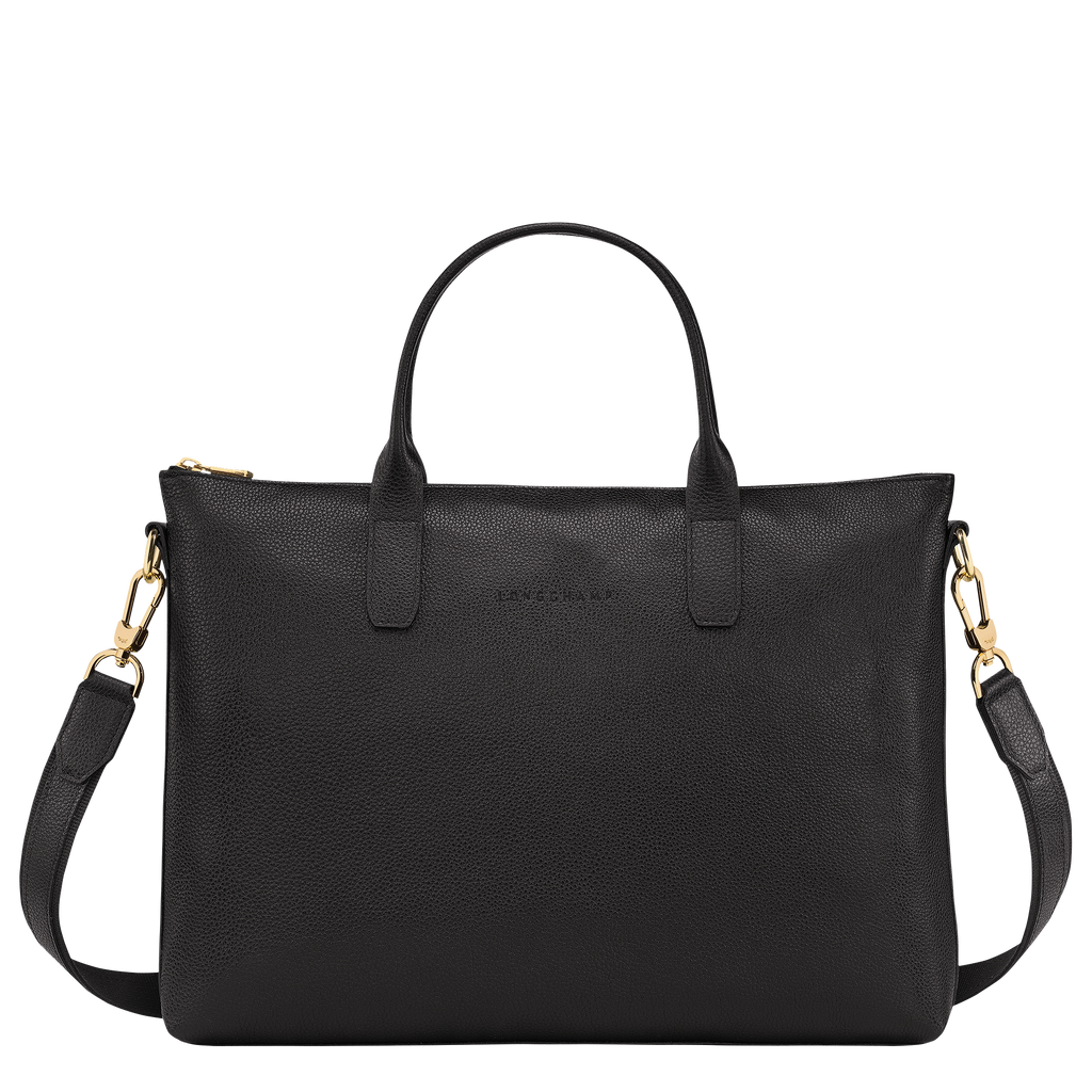 Longchamp Le Foulonné S Briefcase - Black