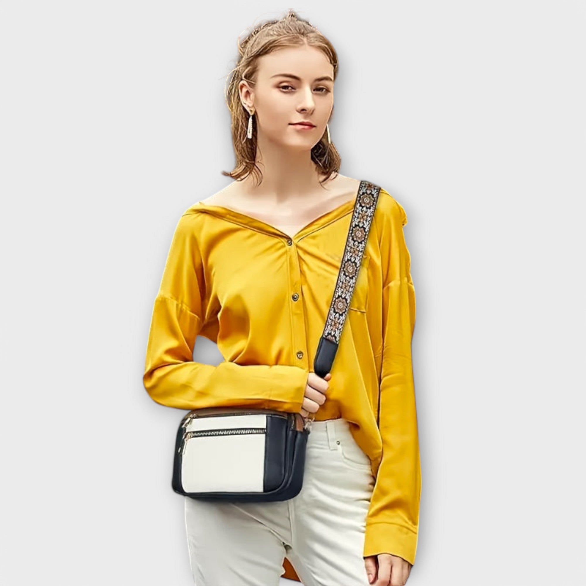 Elain - Sac bandoulière en cuir vegan