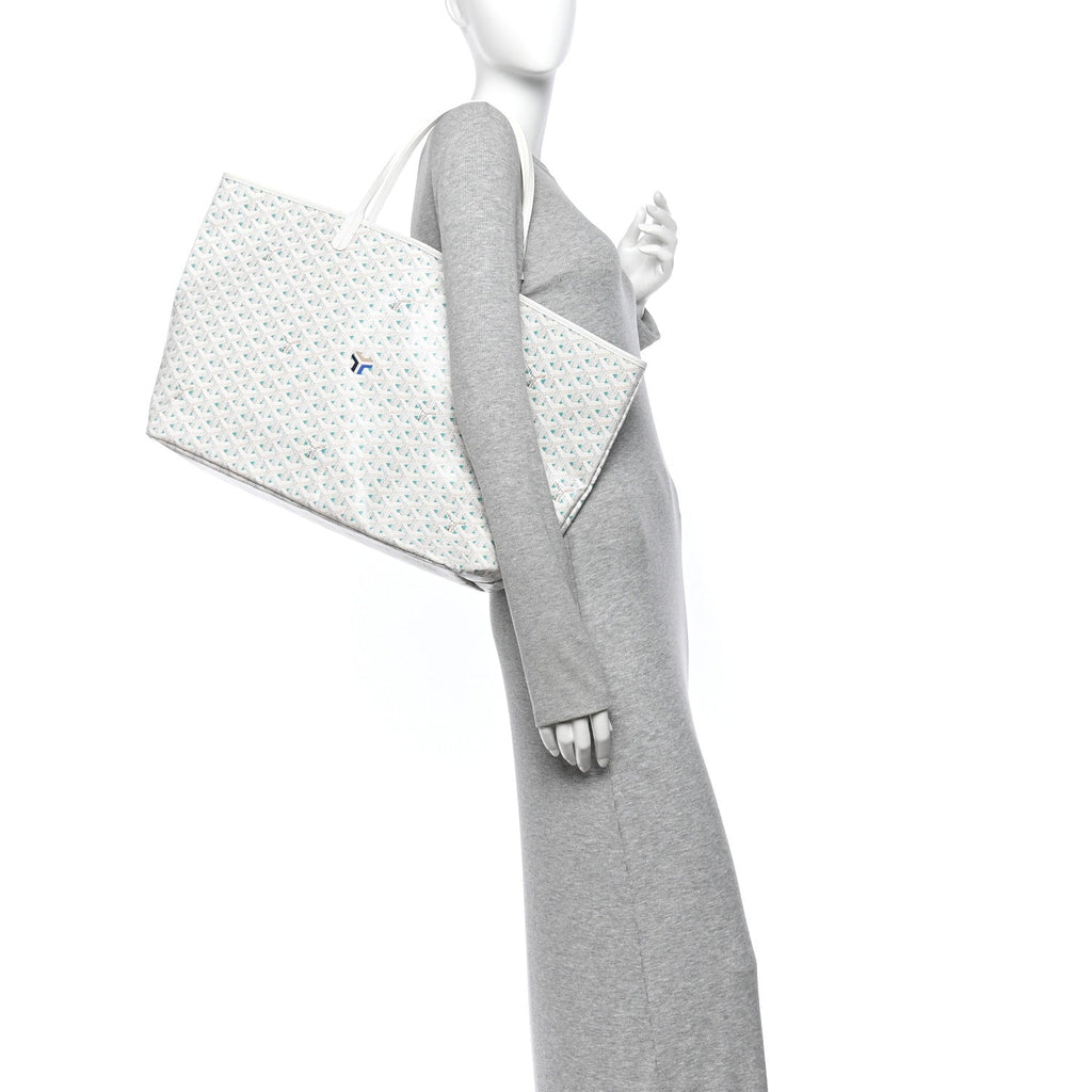 Goyard Saint Louis Claire Voie GM Tote - White / Opaline