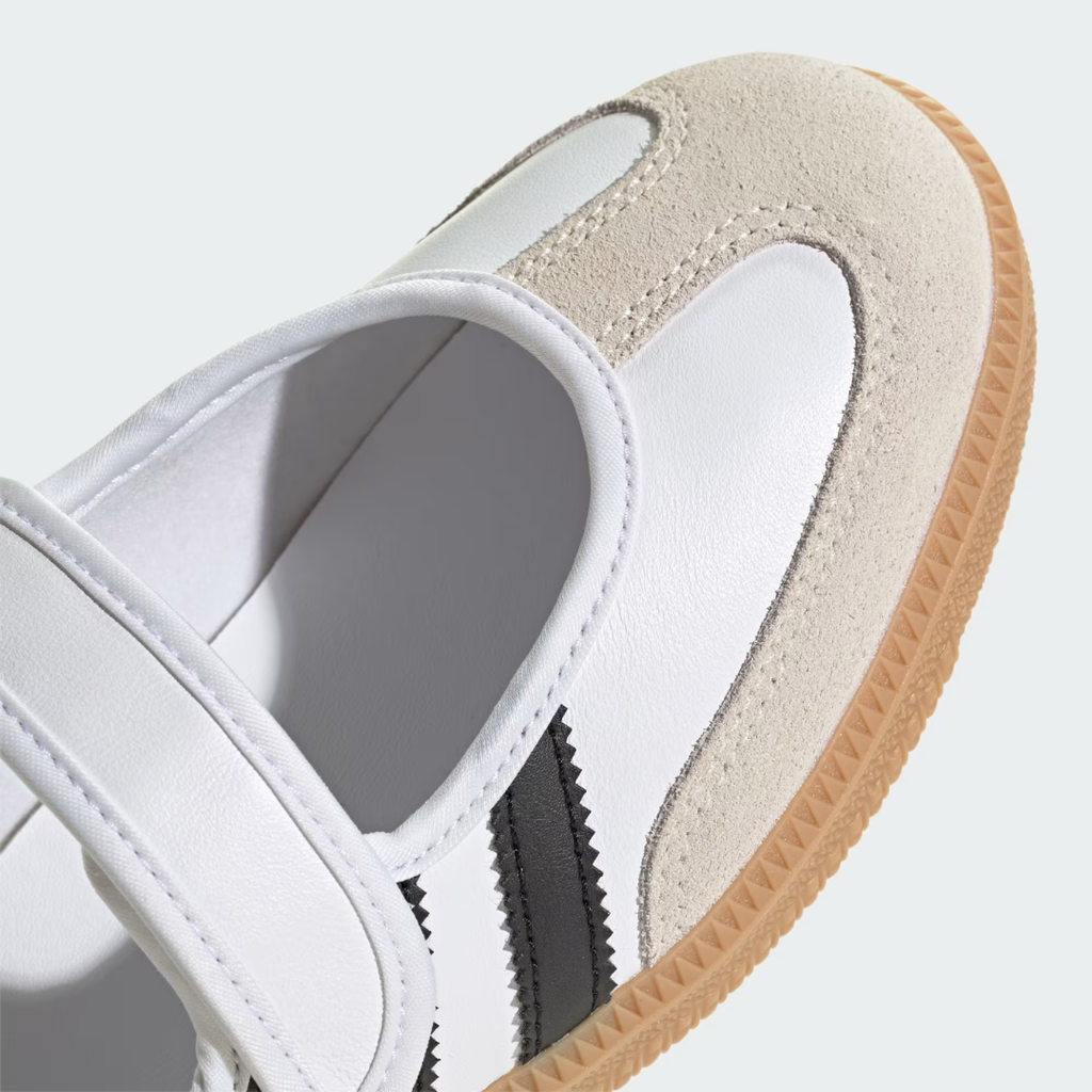 Adidas Samba Jane - White / Black Stripe
