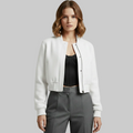 Blouson bomber court structuré