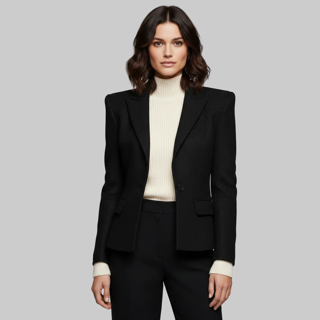Blazer à bouton unique