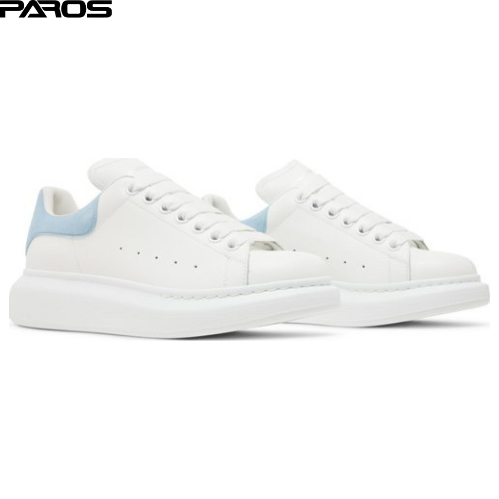 Alexander McQueen Oversized Sneaker - White / Powder Blue