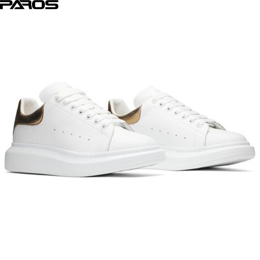 Alexander McQueen Oversized Sneaker - White / Gold