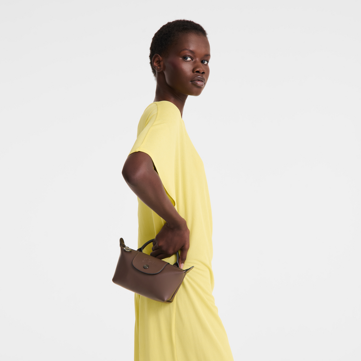 Longchamp Le Pliage Xtra XS Pouch - Mocha
