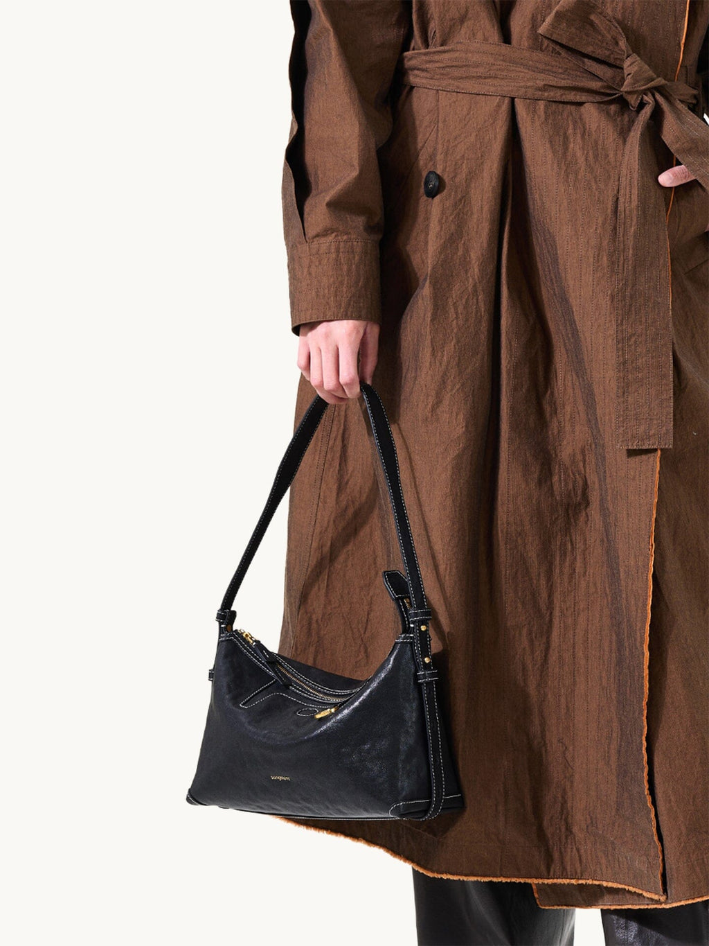 Songmont Small Yore Hobo Bag (Minimal Version) - Onyx