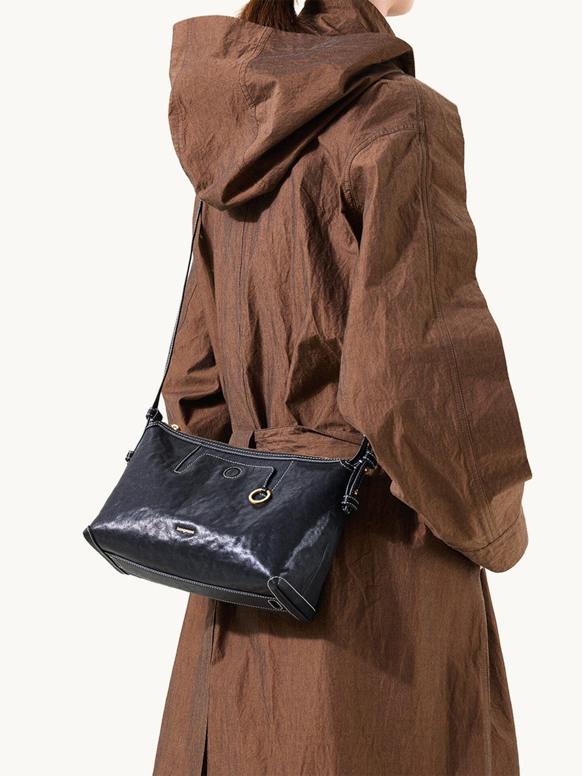 Songmont Small Yore Hobo Bag (Minimal Version) - Onyx