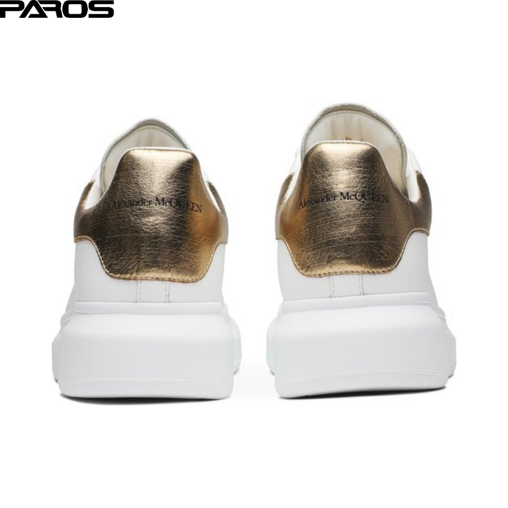 Alexander McQueen Oversized Sneaker - White / Gold