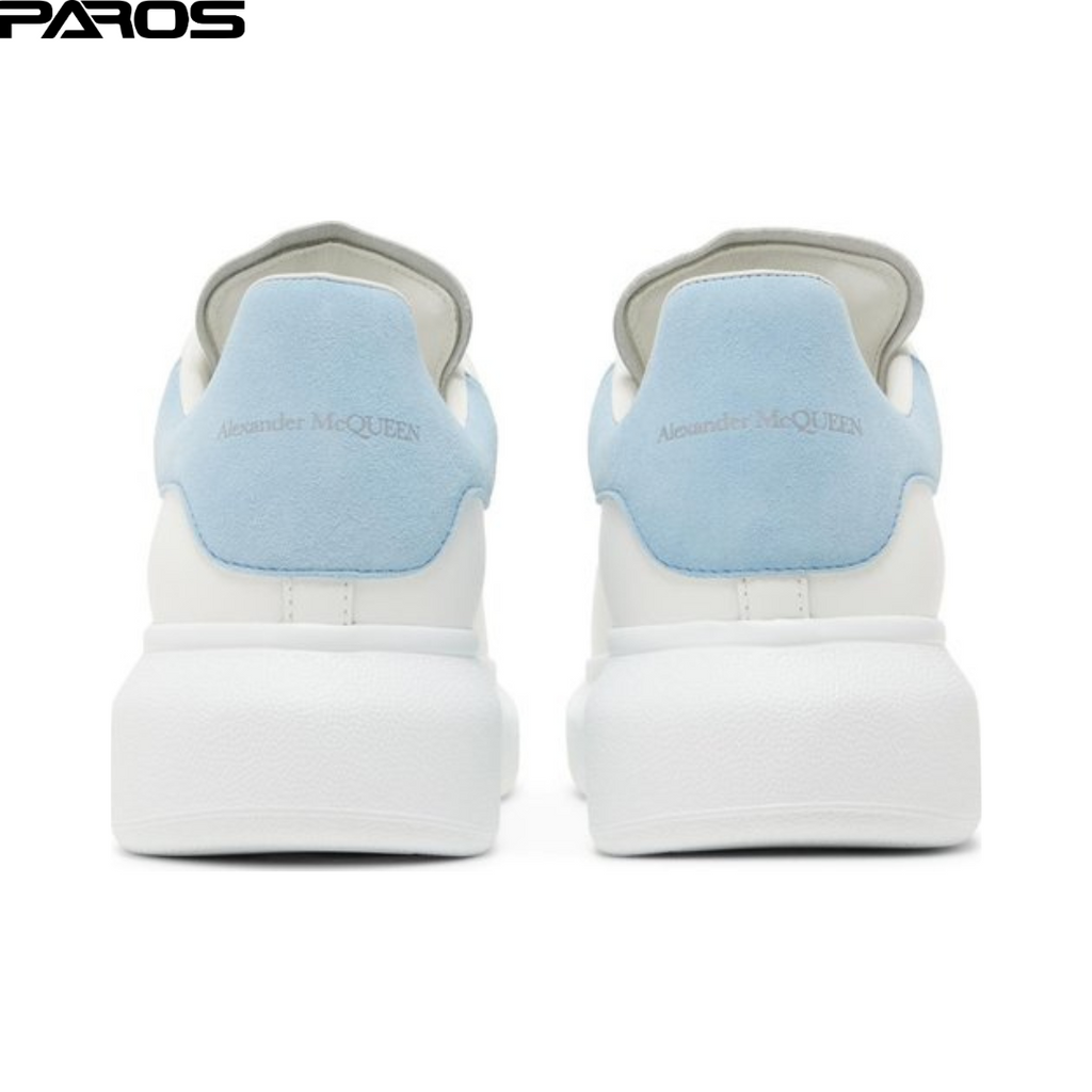 Alexander McQueen Oversized Sneaker - White / Powder Blue