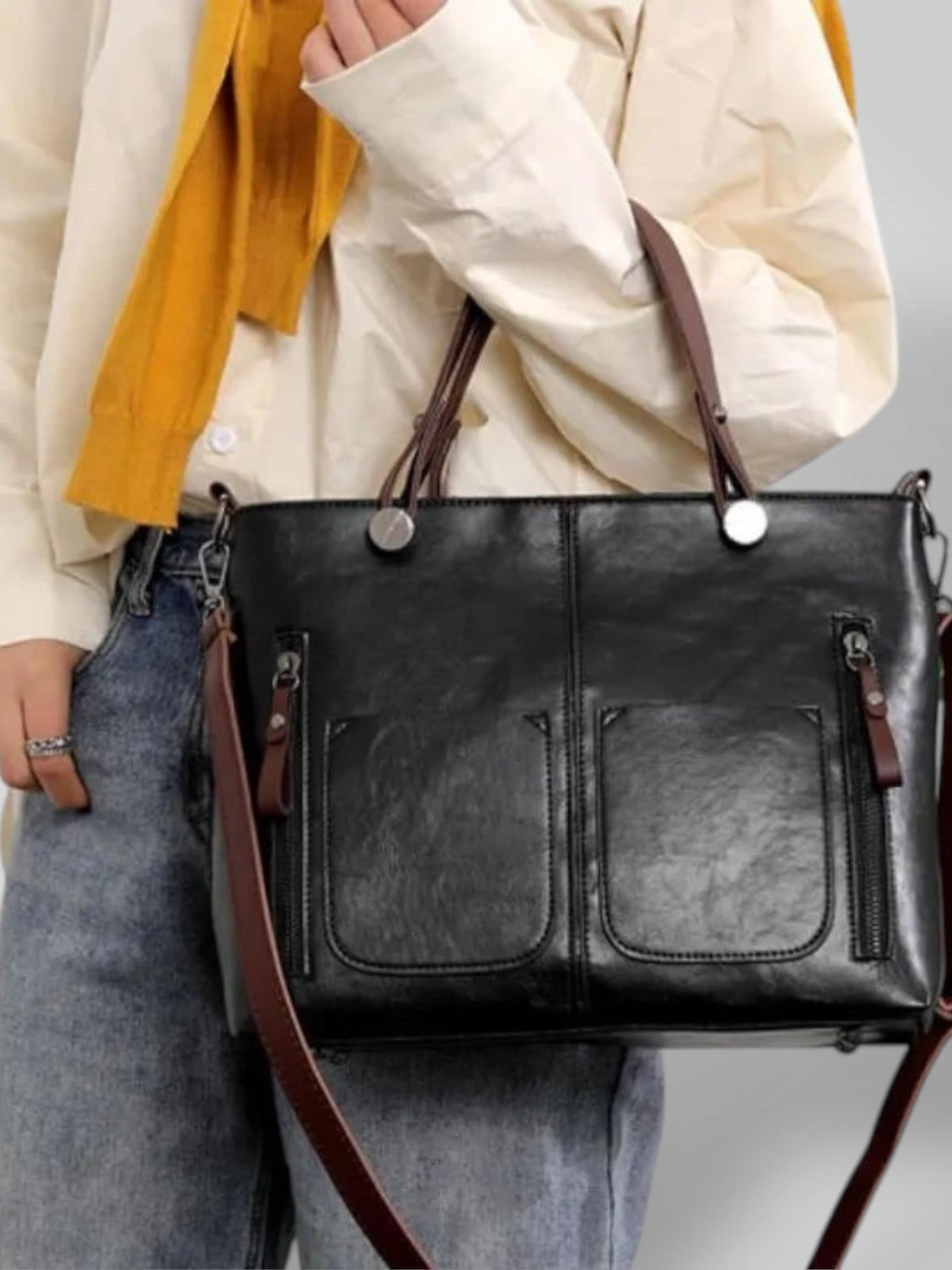 Aria | Sac porté épaule en cuir