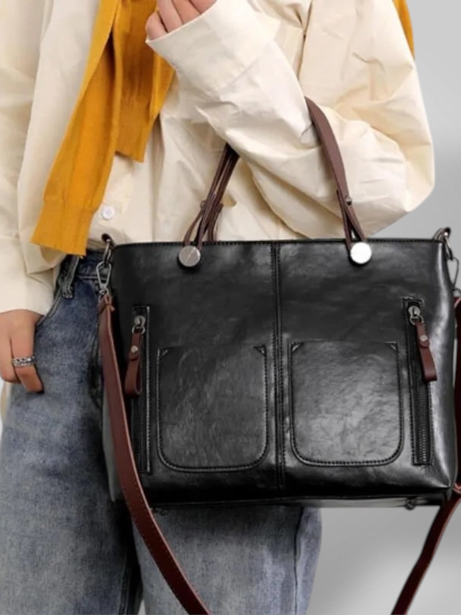 Aria | Sac porté épaule en cuir