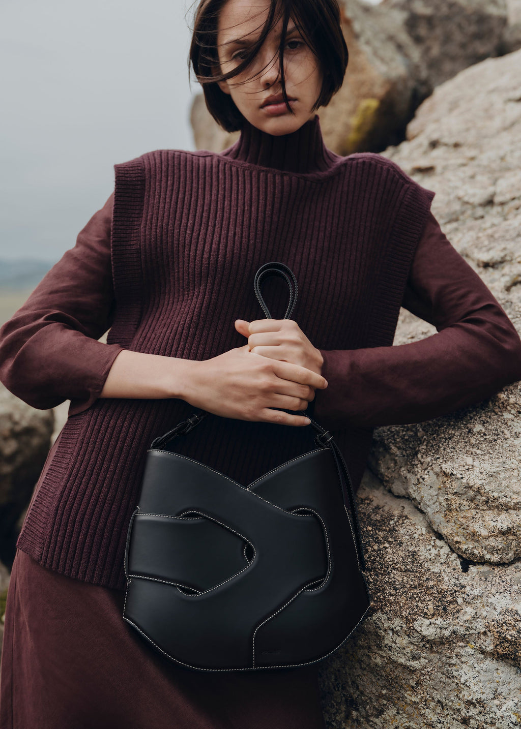Polène Nodde Hobo - Noir Lisse