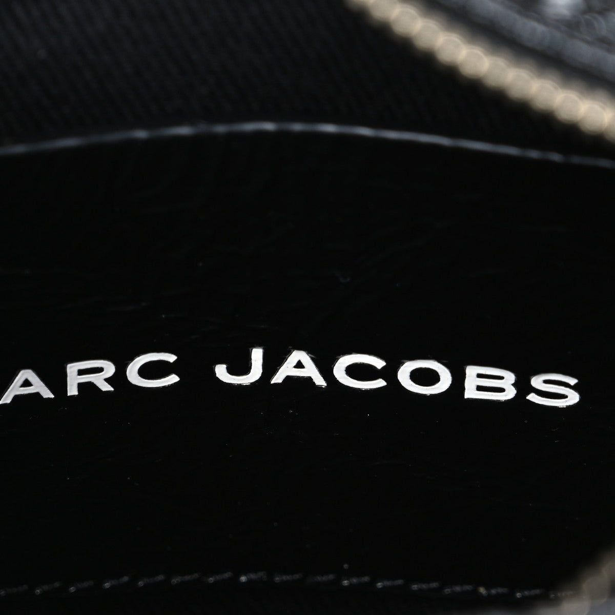 Marc Jacobs The Shiny Crinkled Leather Mini Tote Bag - Black