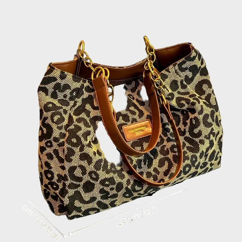 Sac fourre-tout Léopard somptueux