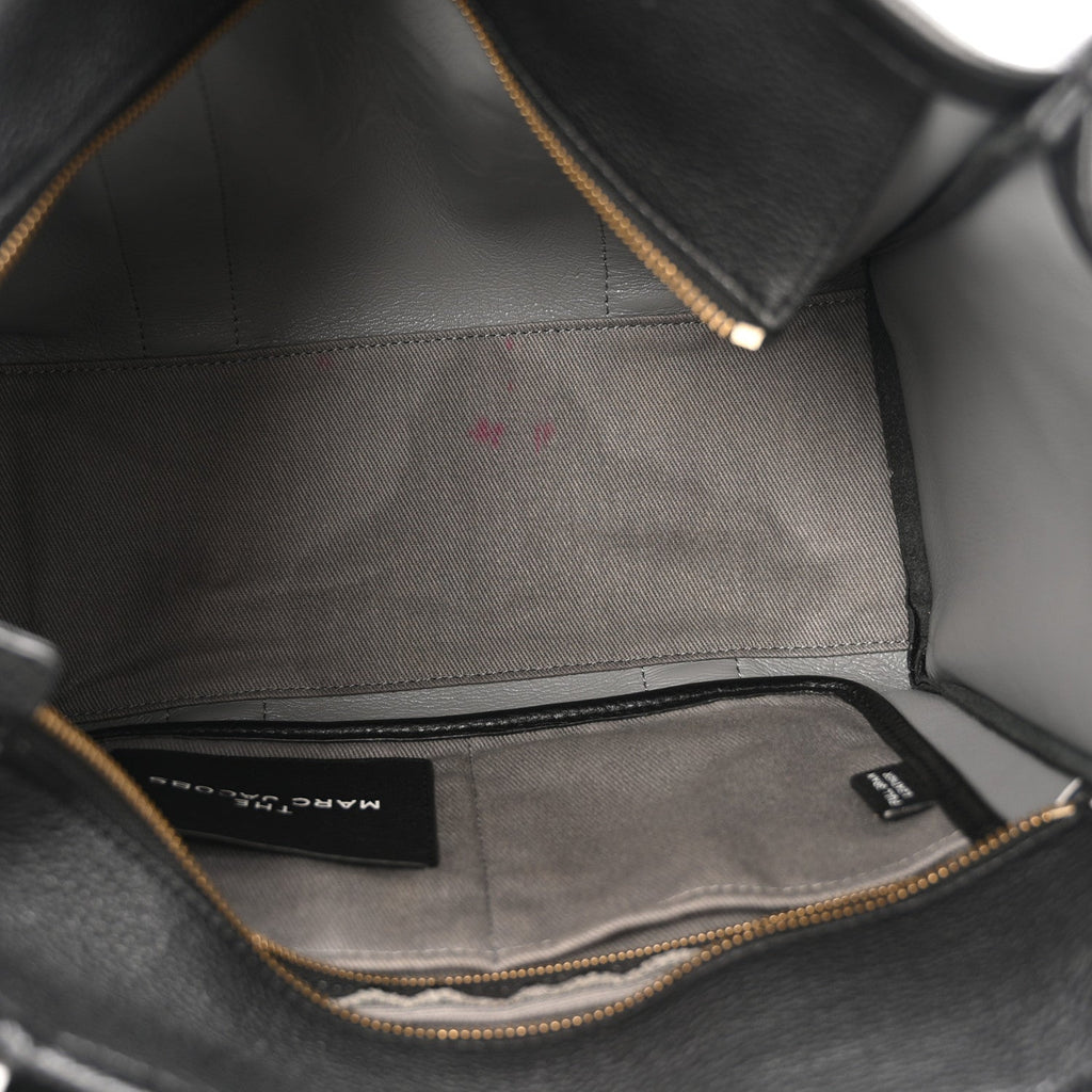 Marc Jacobs The Leather Medium Tote Bag - Black