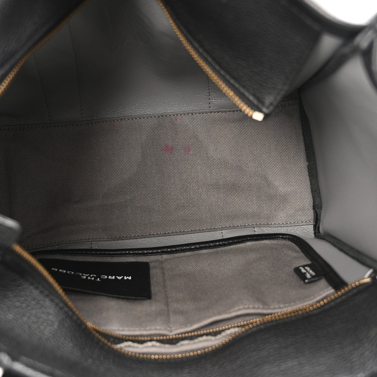 Marc Jacobs The Leather Medium Tote Bag - Black
