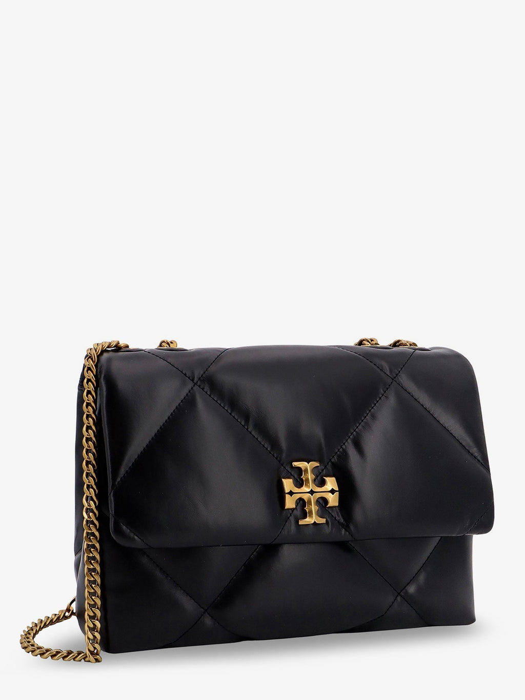 Tory Burch Kira Diamond Quilt Convertible Shoulder Bag - Black