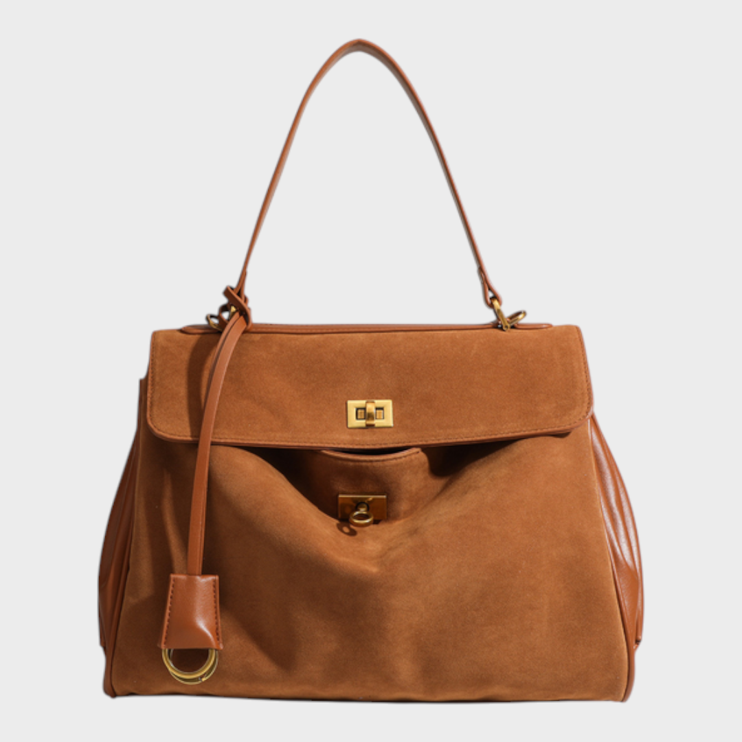 Libby | Sac à main minimaliste en cuir souple de luxe