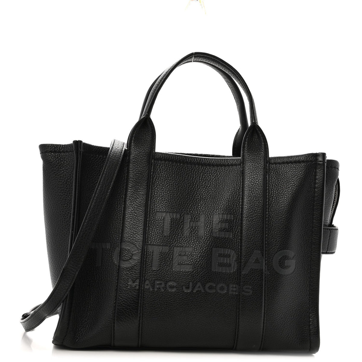 Marc Jacobs The Leather Medium Tote Bag - Black