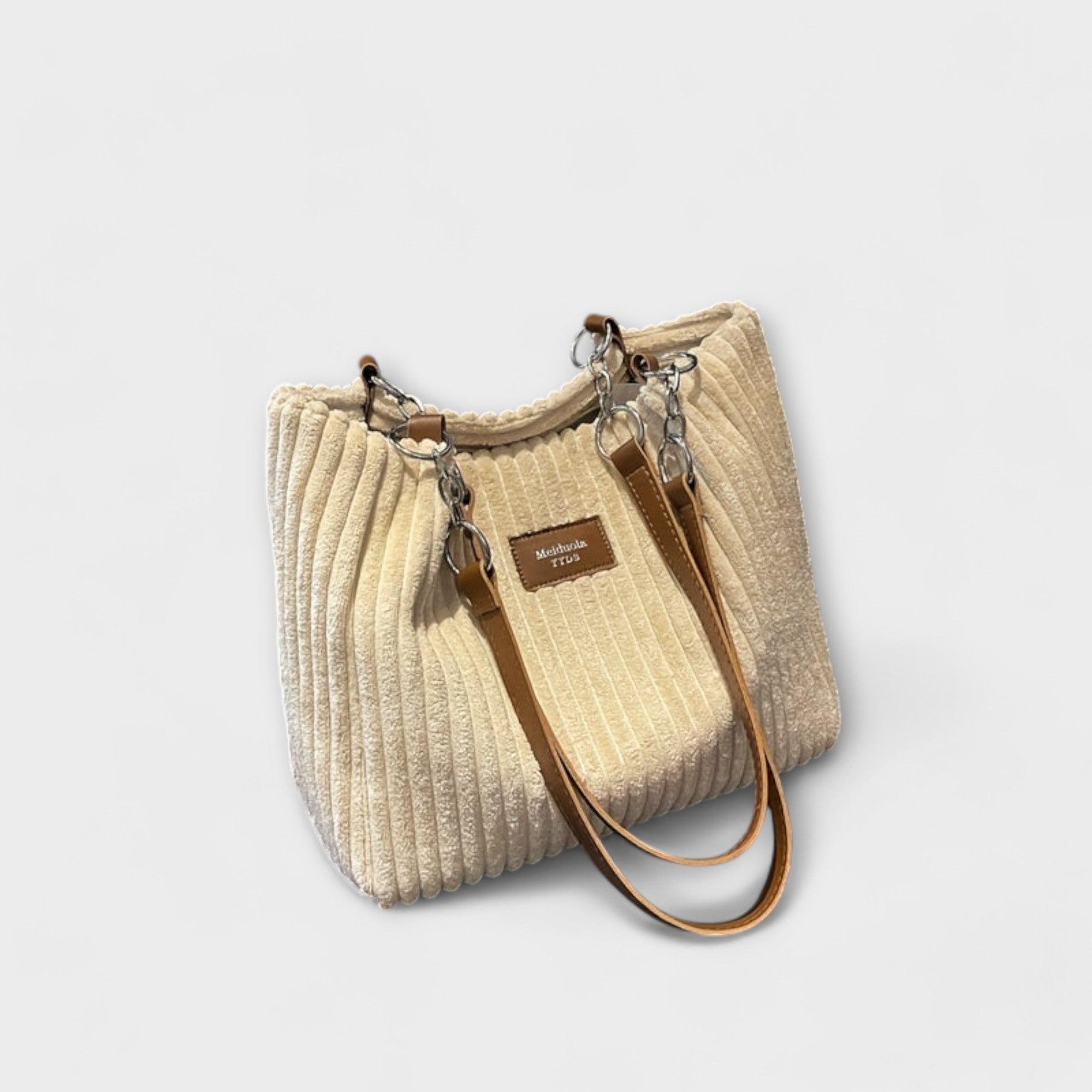 Xella - Sac bandoulière en velours côtelé doux