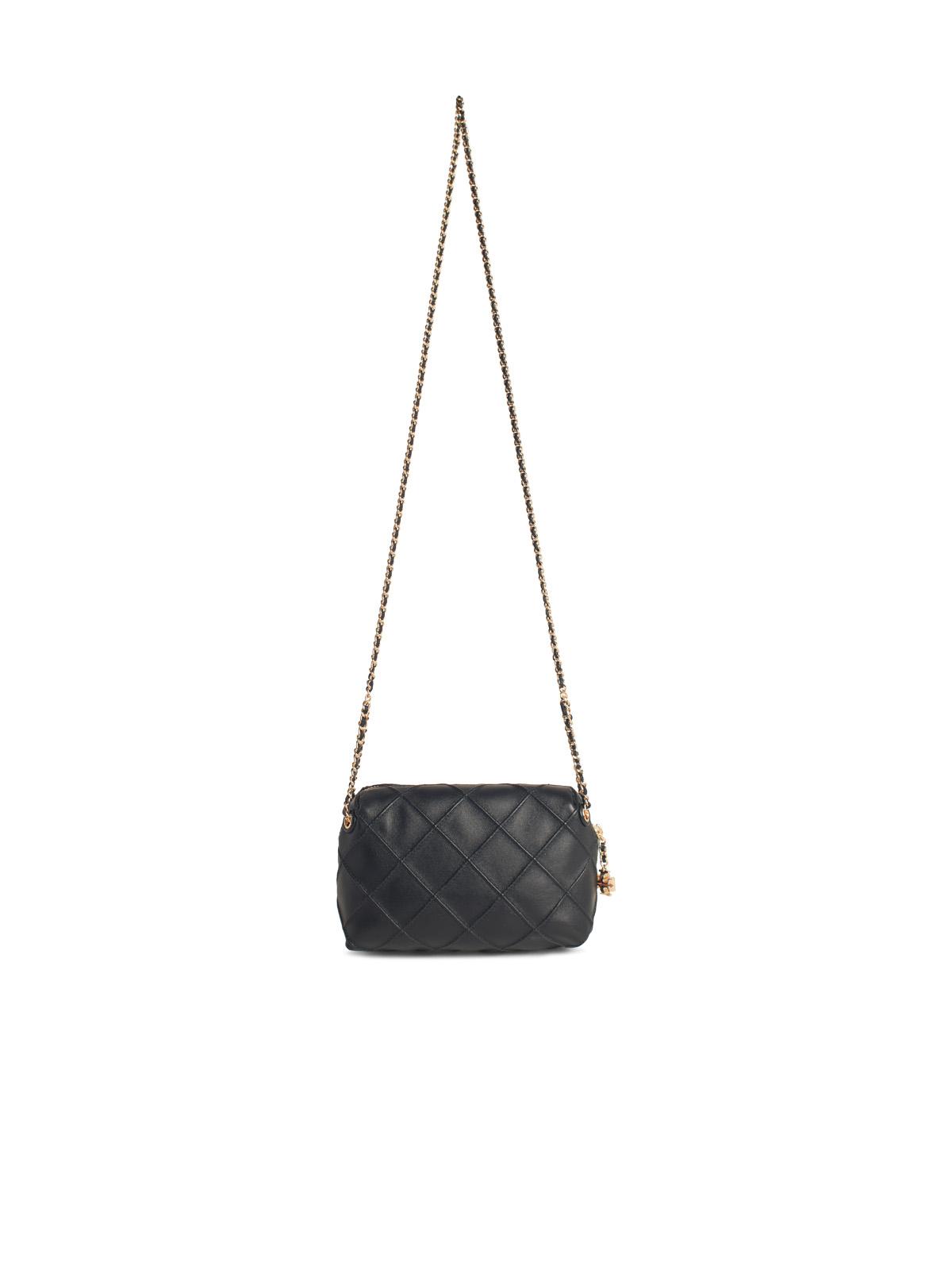 Tory Burch Fleming Mini Bag - Black