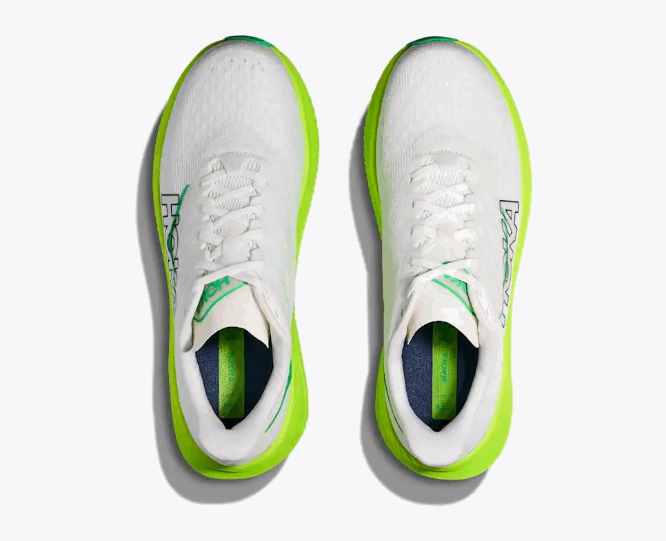 HOKA Mach 6 Men's - White / Neon Lime