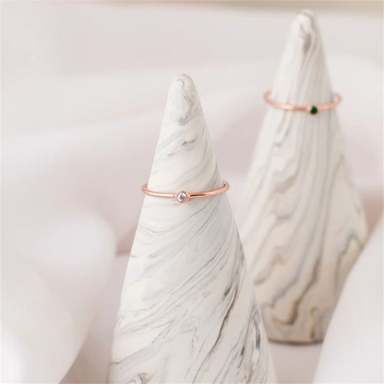 Bague pierre de naissance Amelia en or pour femme