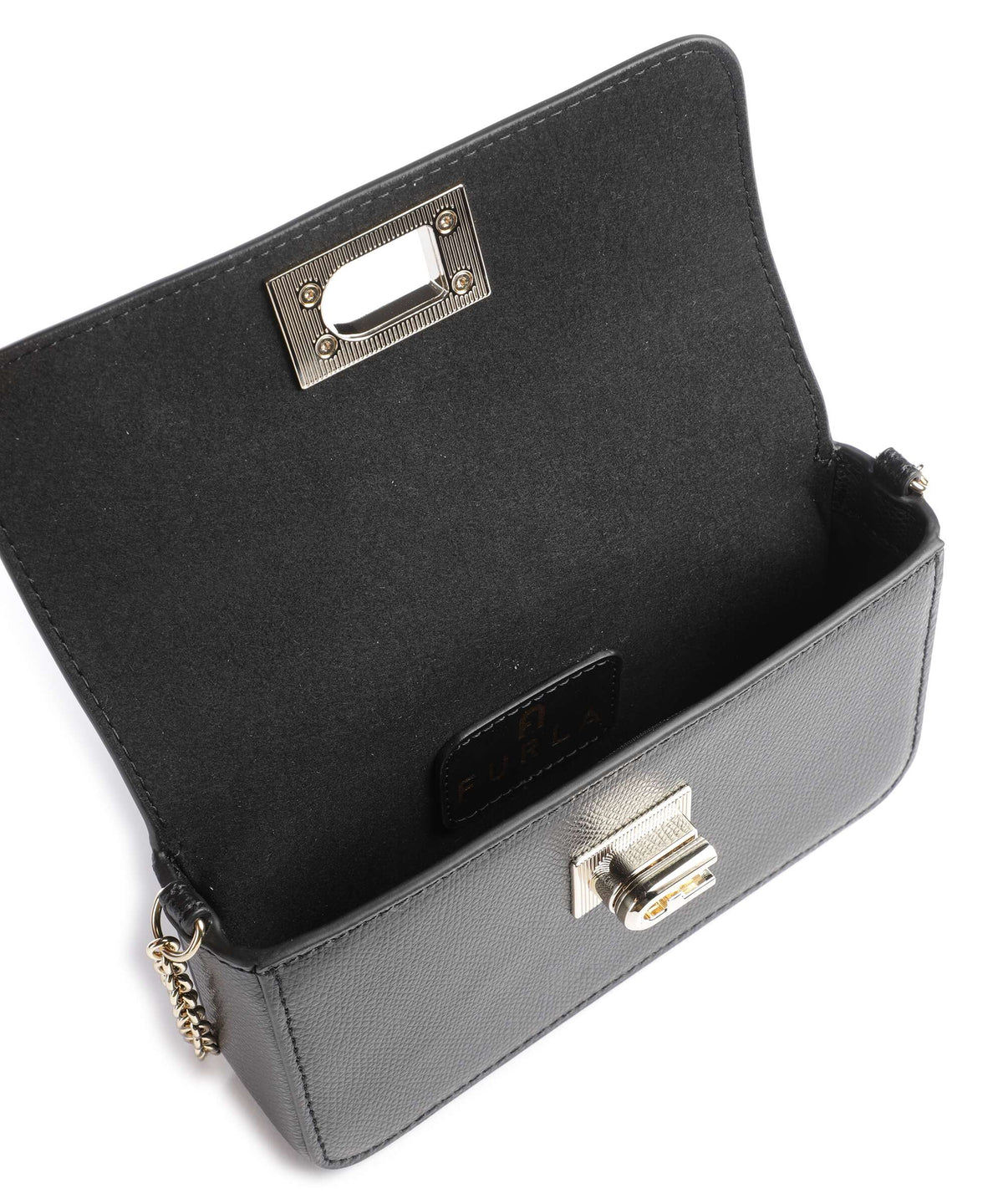 Furla 1927 Mini Crossbody Bag - Black
