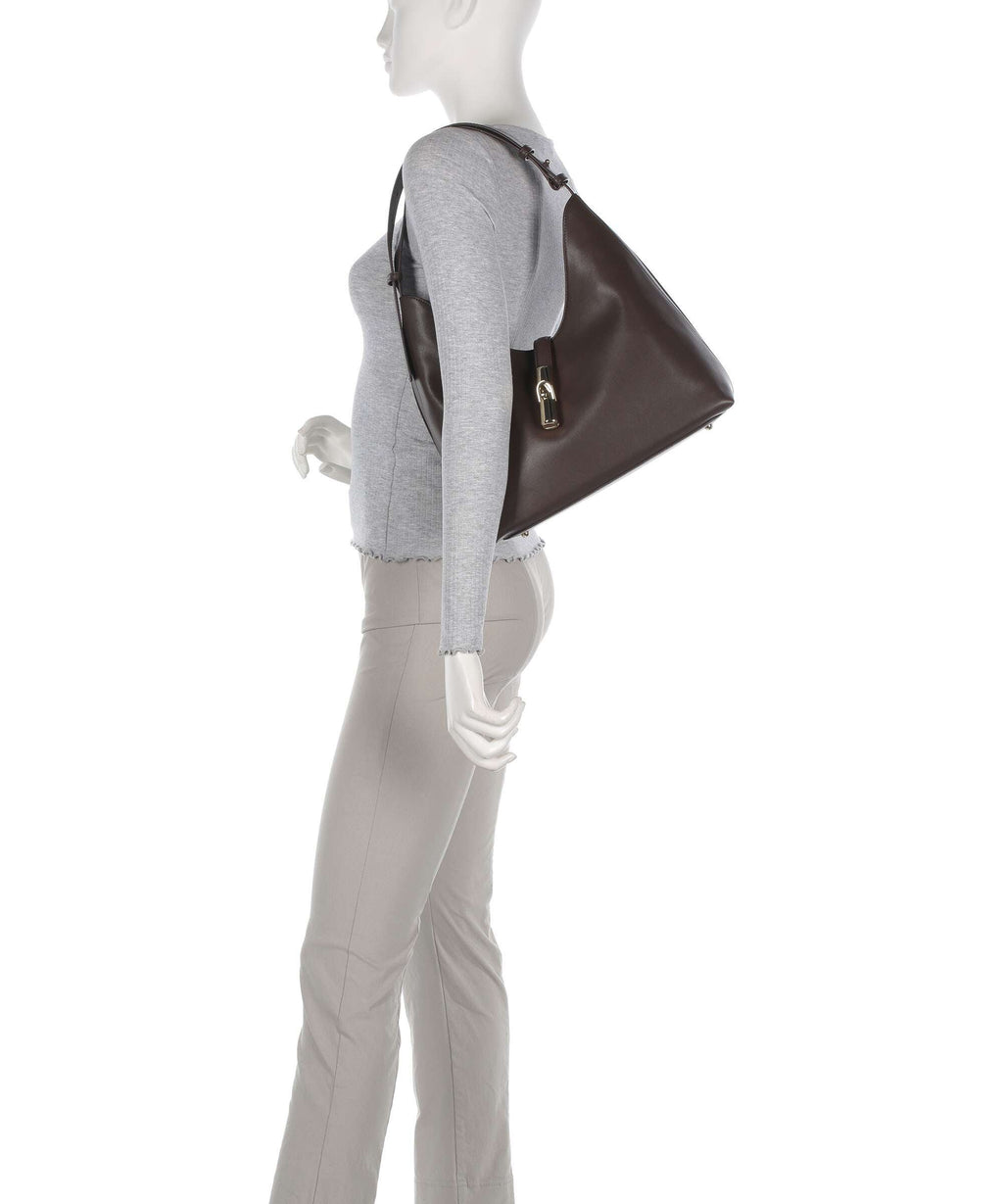 Furla Goccia M Hobo Bag - Chocolate
