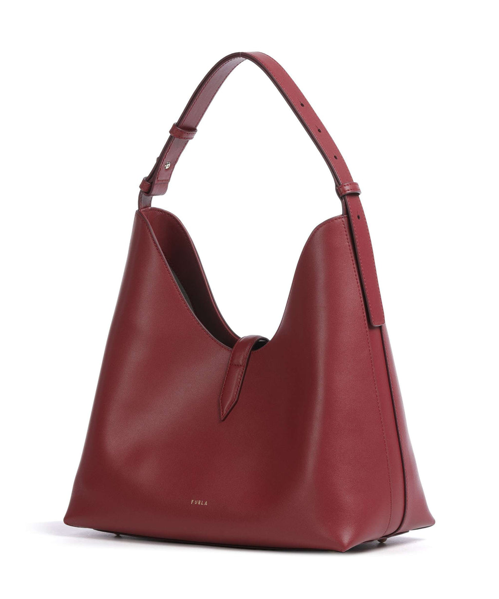 Furla Goccia M Hobo Bag - Cherry