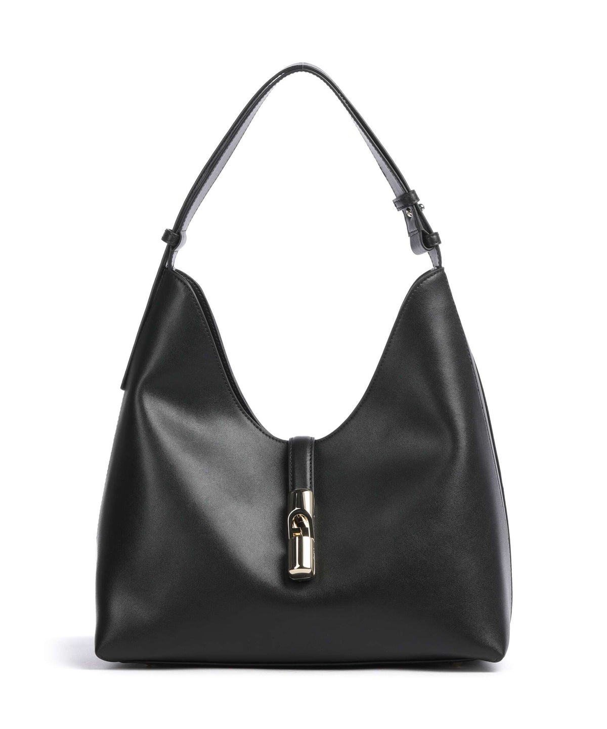 Furla Goccia M Hobo Bag - Black