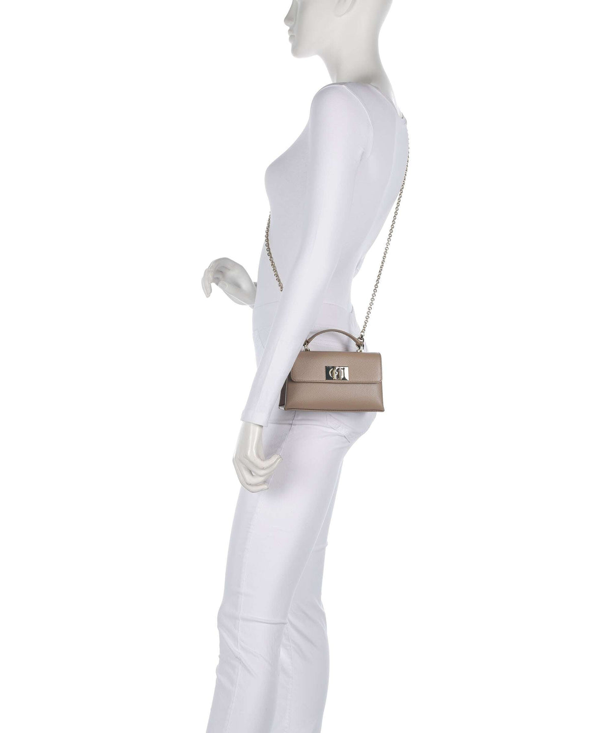 Furla 1927 Mini Crossbody Bag - Greige