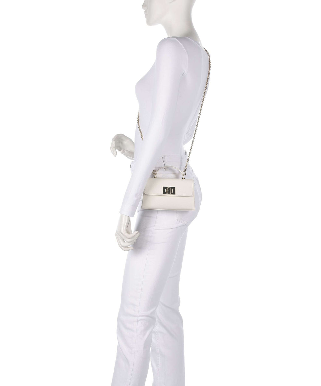 Furla 1927 Mini Crossbody Bag - Cream
