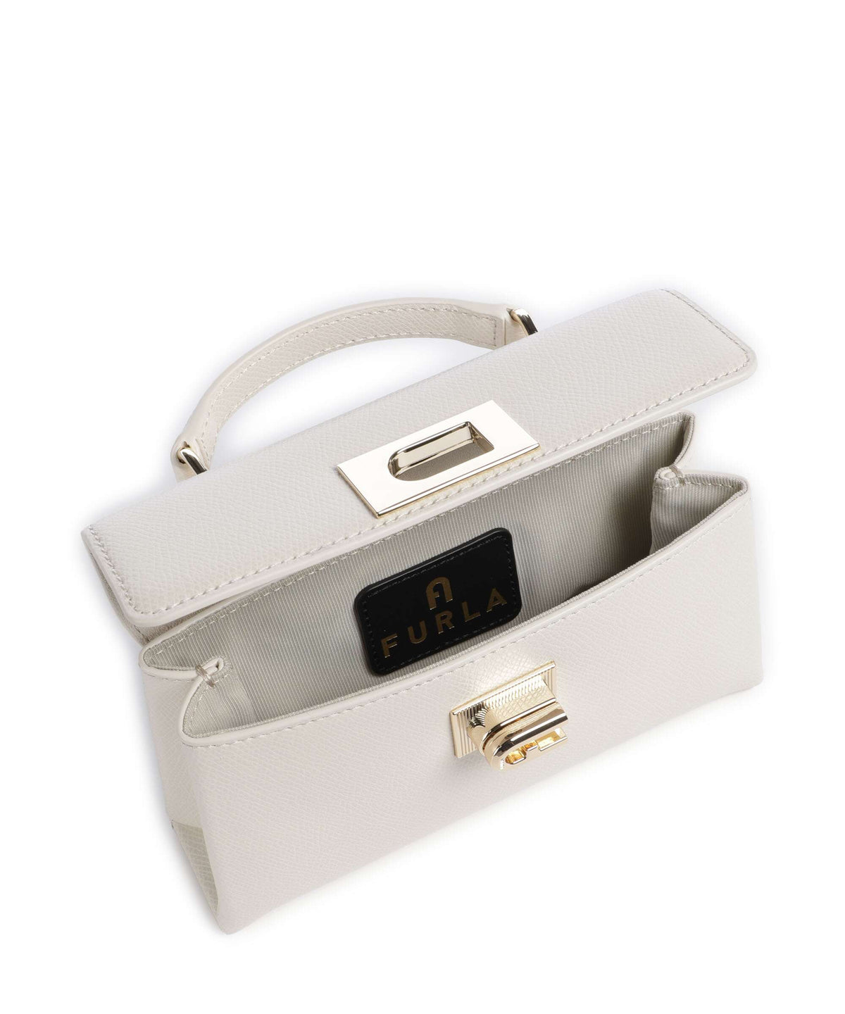 Furla 1927 Mini Crossbody Bag - Cream