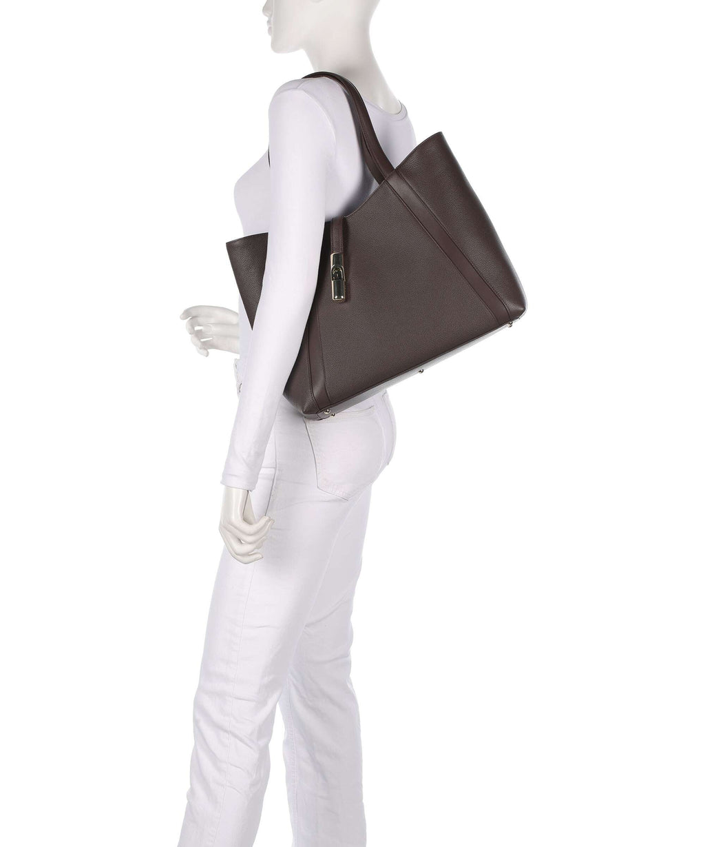 Furla Goccia L Tote Bag - Chocolate