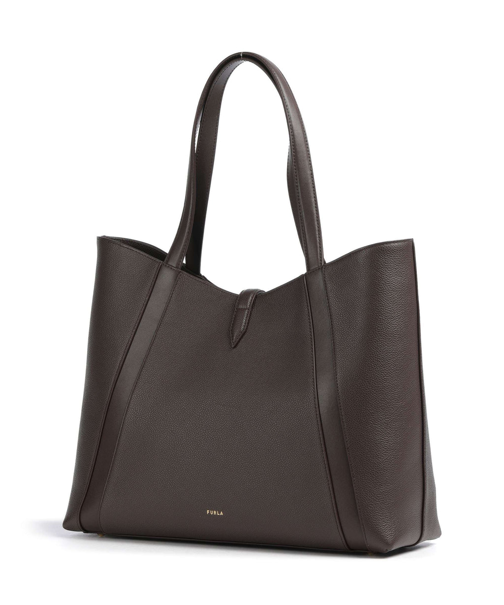 Furla Goccia L Tote Bag - Chocolate