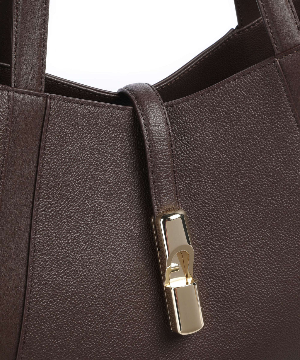 Furla Goccia L Tote Bag - Chocolate