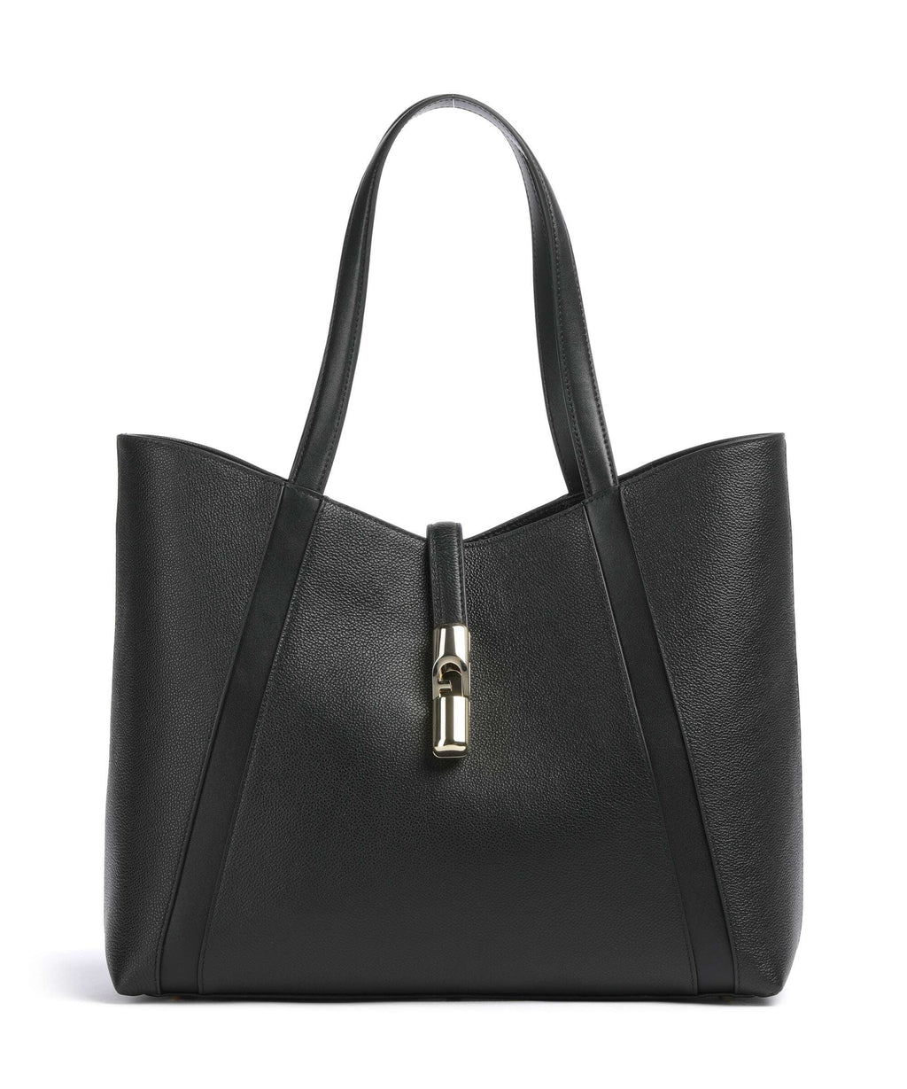 Furla Goccia L Tote Bag - Black