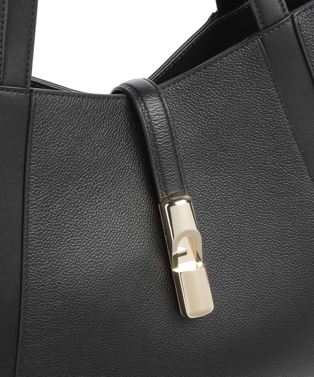 Furla Goccia L Tote Bag - Black