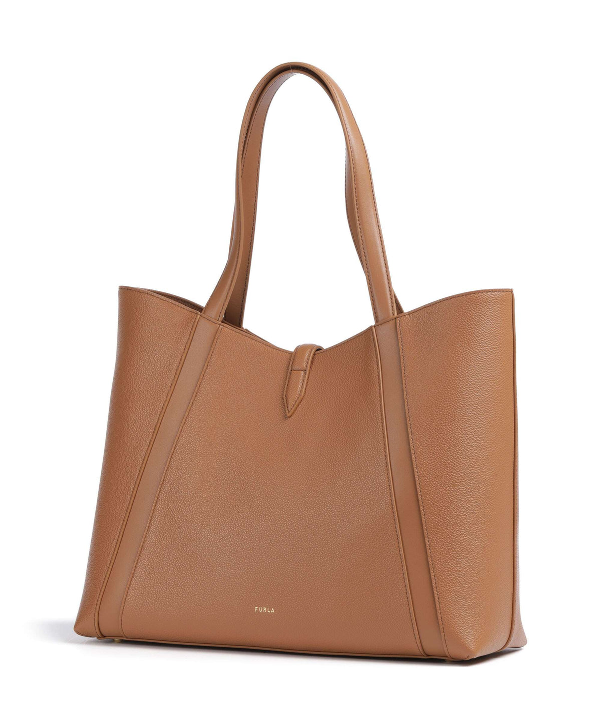 Furla Goccia L Tote Bag - Brandy