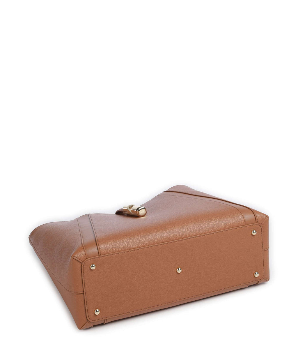 Furla Goccia L Tote Bag - Brandy