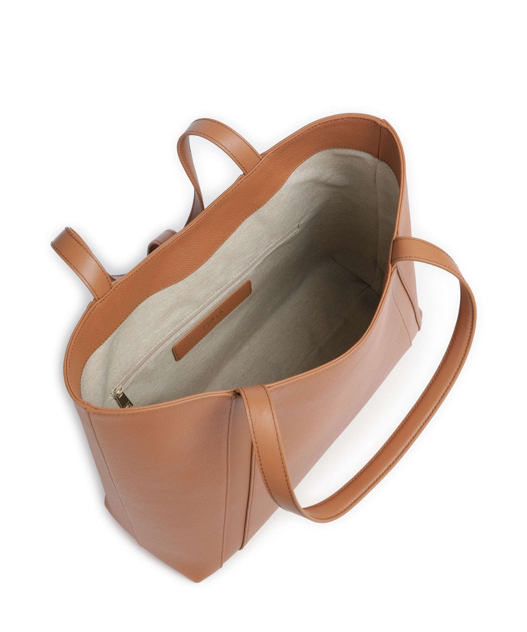 Furla Goccia L Tote Bag - Brandy