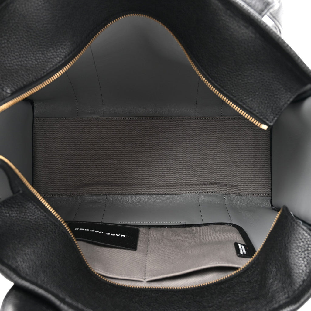 Marc Jacobs The Leather Large Tote Bag - Black