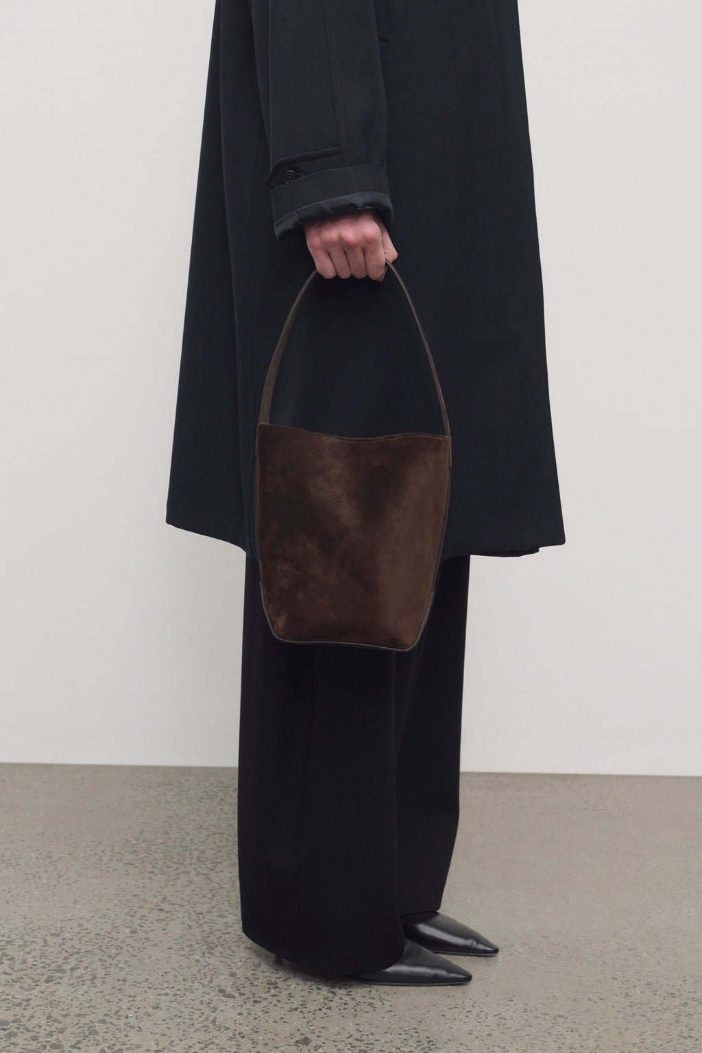 The Row Small N/S Park Tote Edge Bag - Mocha