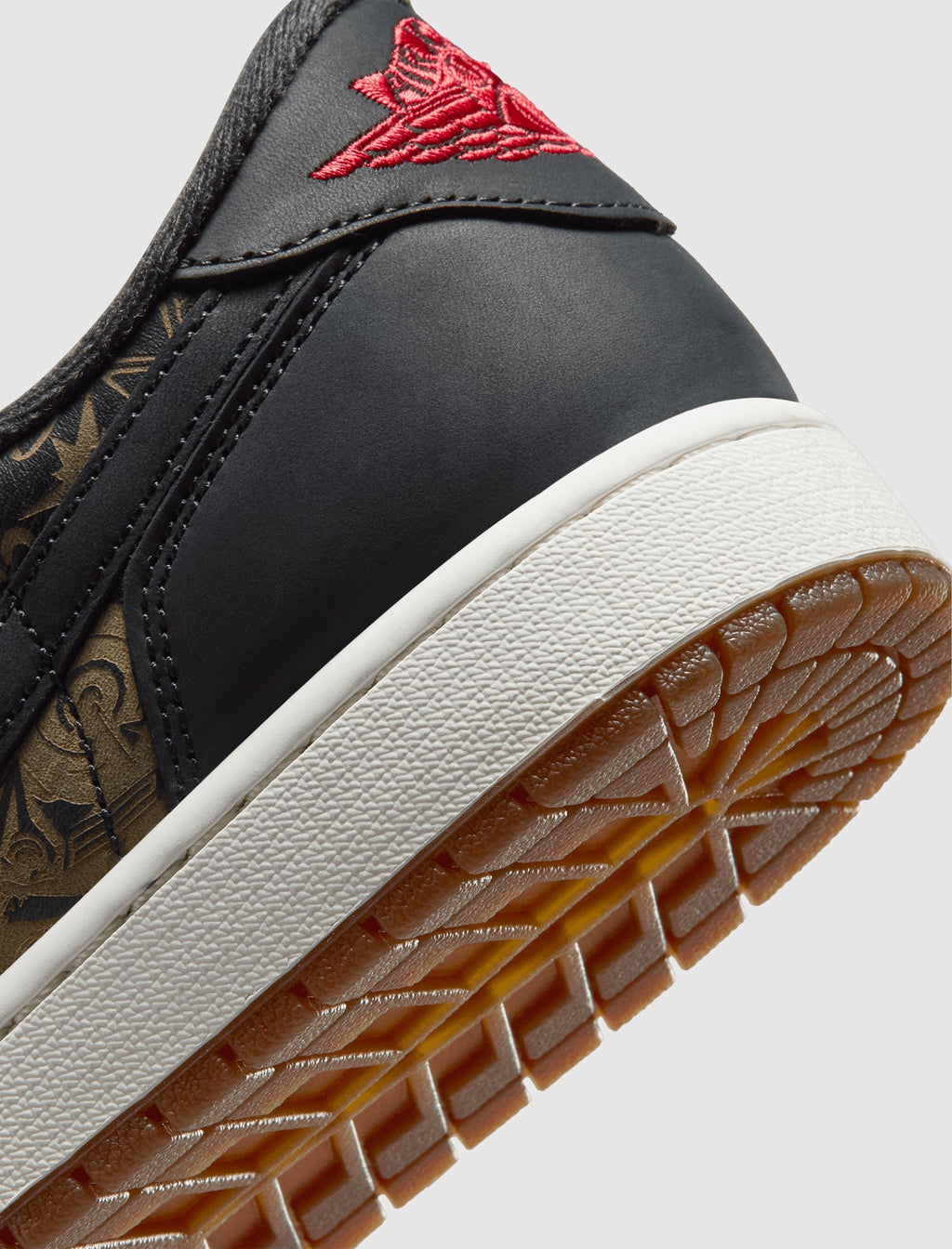 Air Jordan 1 Retro Low OG - Black / University Red Laser