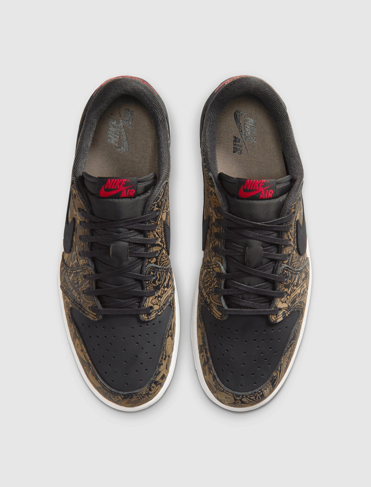 Air Jordan 1 Retro Low OG - Black / University Red Laser