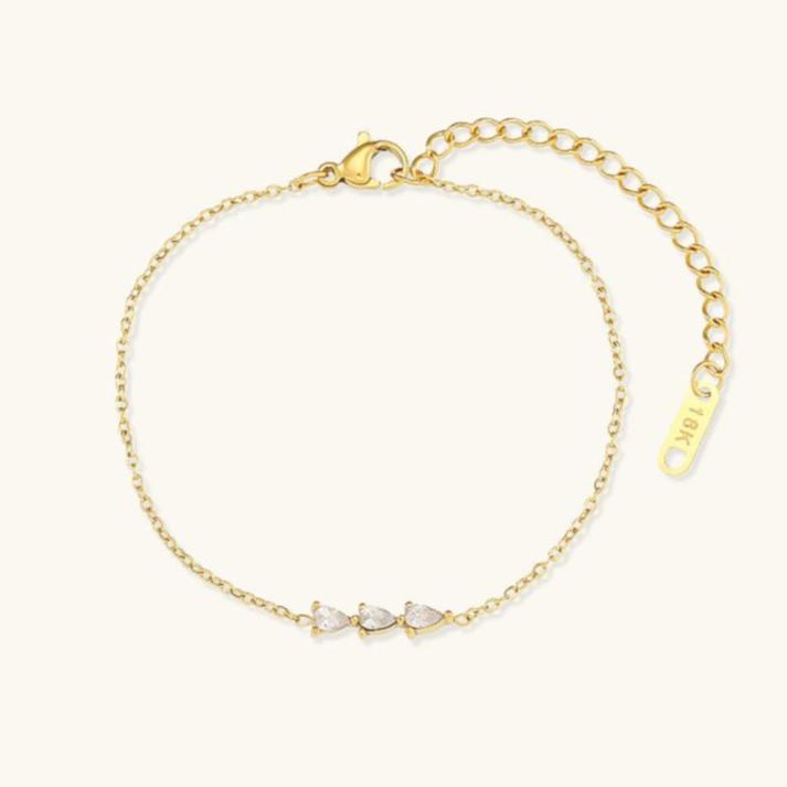 Bracelet Alana en or à diamants pour femme